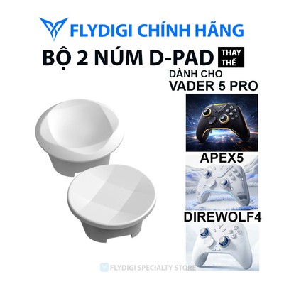 [Chính Hãng] Flydigi Bộ 2 Núm D-PAD thay đổi hình dạng dành cho tay cầm Flydigi Apex 5 / Direwolf 4 / Vader 5 Pro