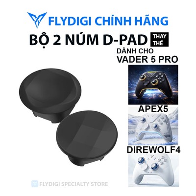 [Chính Hãng] Flydigi Bộ 2 Núm D-PAD thay đổi hình dạng dành cho tay cầm Flydigi Apex 5 / Direwolf 4 / Vader 5 Pro