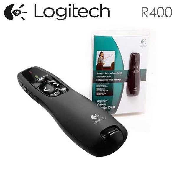 Bút Trình Chiếu Logitech R400 Chỉ Lazer Thuyết Trình, Trình Chiếu Slide, Powerpoint, Word, Excel