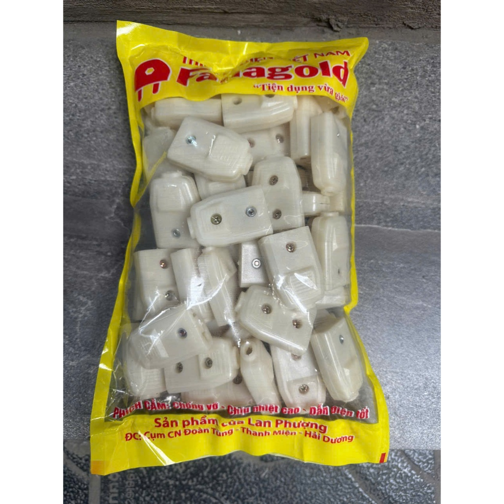 Gói 50 Phích cắm Âm không dây ( 1 túi) , Phích cái dùng cho camera (loại tốt)