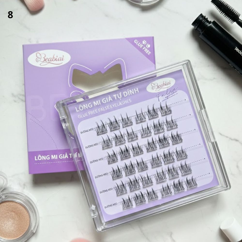 Ảnh 8 của Lông mi giả tự dính BEABIAI không cần keo, dễ gắn, mô phỏng tự nhiên cụm đơn phân đoạn