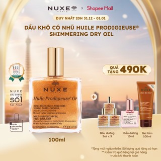  Dầu dưỡng khô đa năng có nhũ Nuxe Huile Prodigieuse Shimmering Dry Oil 100ml 