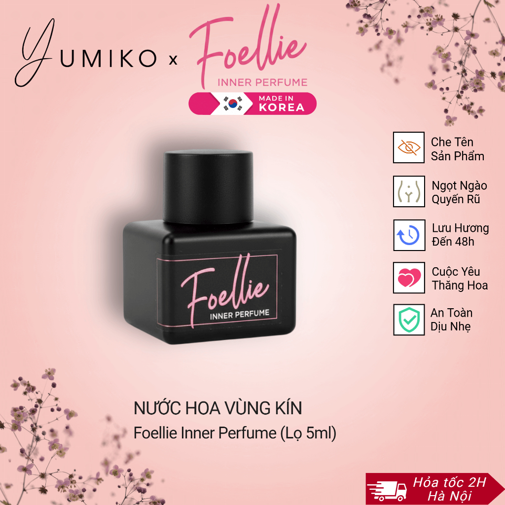 NƯỚC HOA VÙNG KÍN FOELLIE ĐEN 5ML – FOELLIE EAU DE BIJOU CHÍNH HÃNG