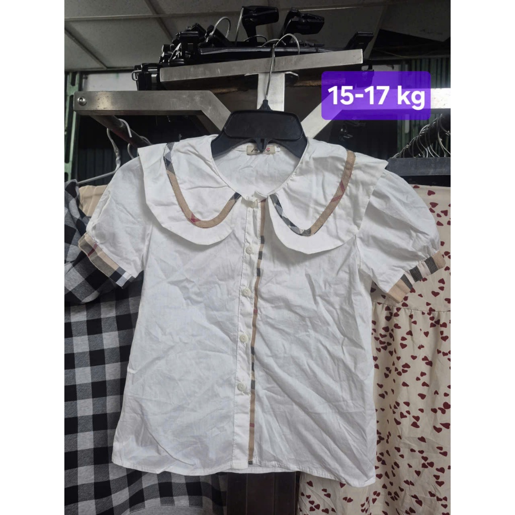 áo kiểu trắng bèo 15-17 kg MS4862