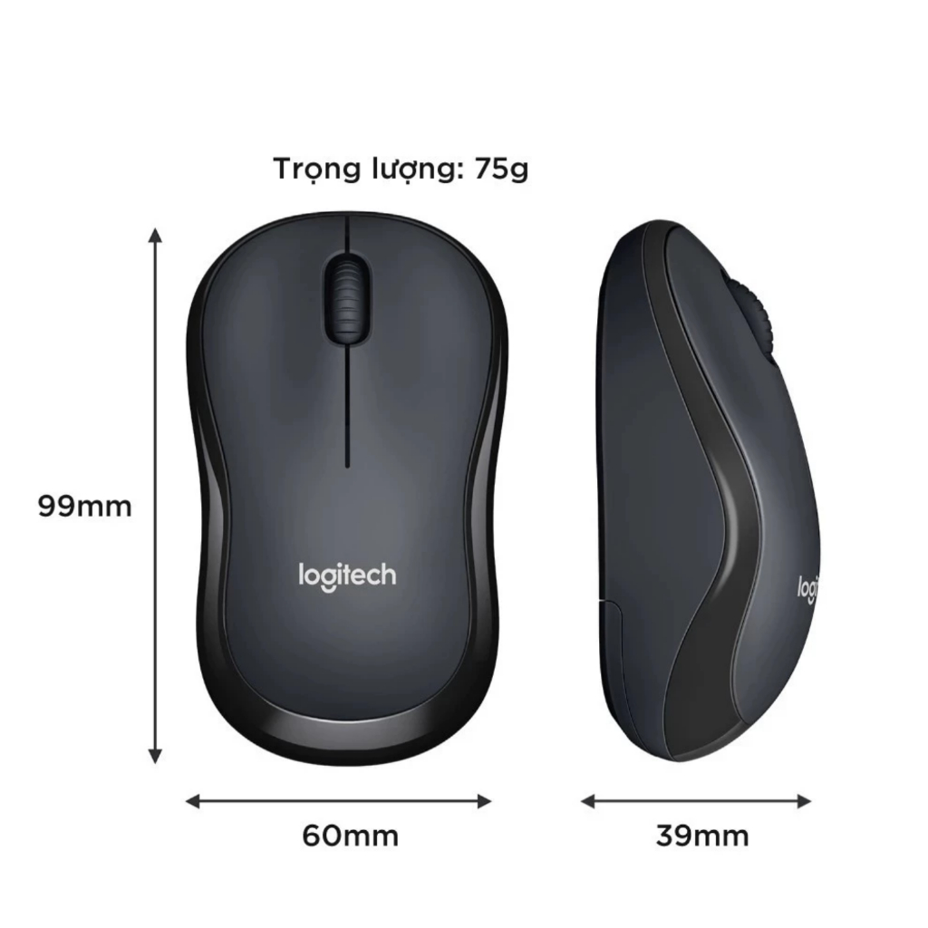 [ KẾT NỐI USB 2.4GHz ] Chuột không dây silent Logitech M220 siêu yên tĩnh giảm 90% tiếng ồn QUÀ TẶNG LÓT CHUỘT | BigBuy360 - bigbuy360.vn