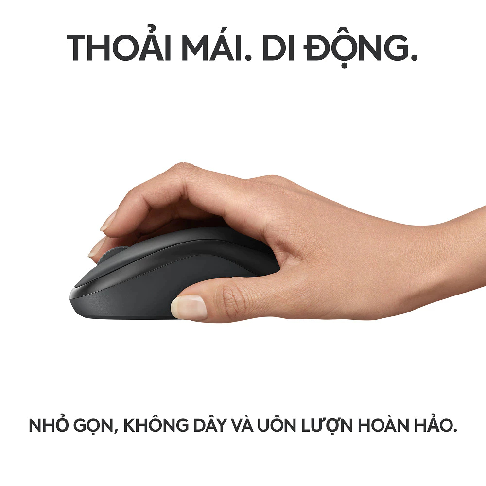 [ KẾT NỐI USB 2.4GHz ] Chuột không dây silent Logitech M220 siêu yên tĩnh giảm 90% tiếng ồn QUÀ TẶNG LÓT CHUỘT | BigBuy360 - bigbuy360.vn