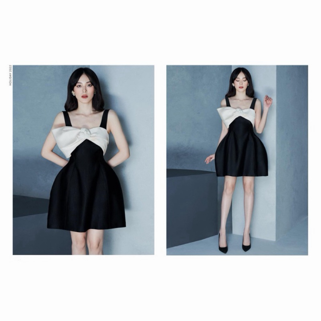 Váy SML Lane Jt Eliza Bow mini dress Chính hãng 100% 1990K