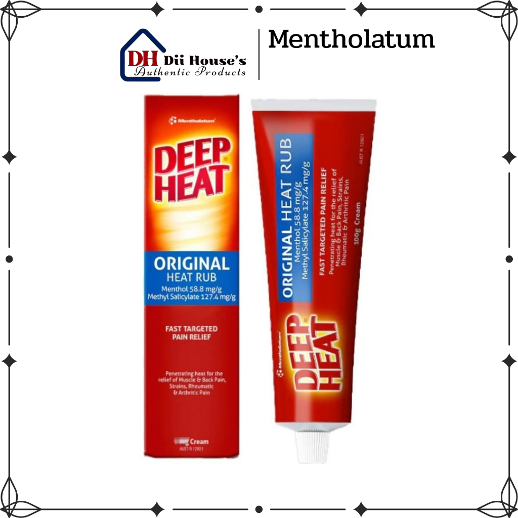Kem Xoa Bóp - Mentholatum Deep Heat Original Heat Rub - dii.