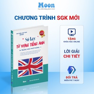  Sách - sổ tay từ vựng tiếng anh theo chủ đề THCS - Moonbook 