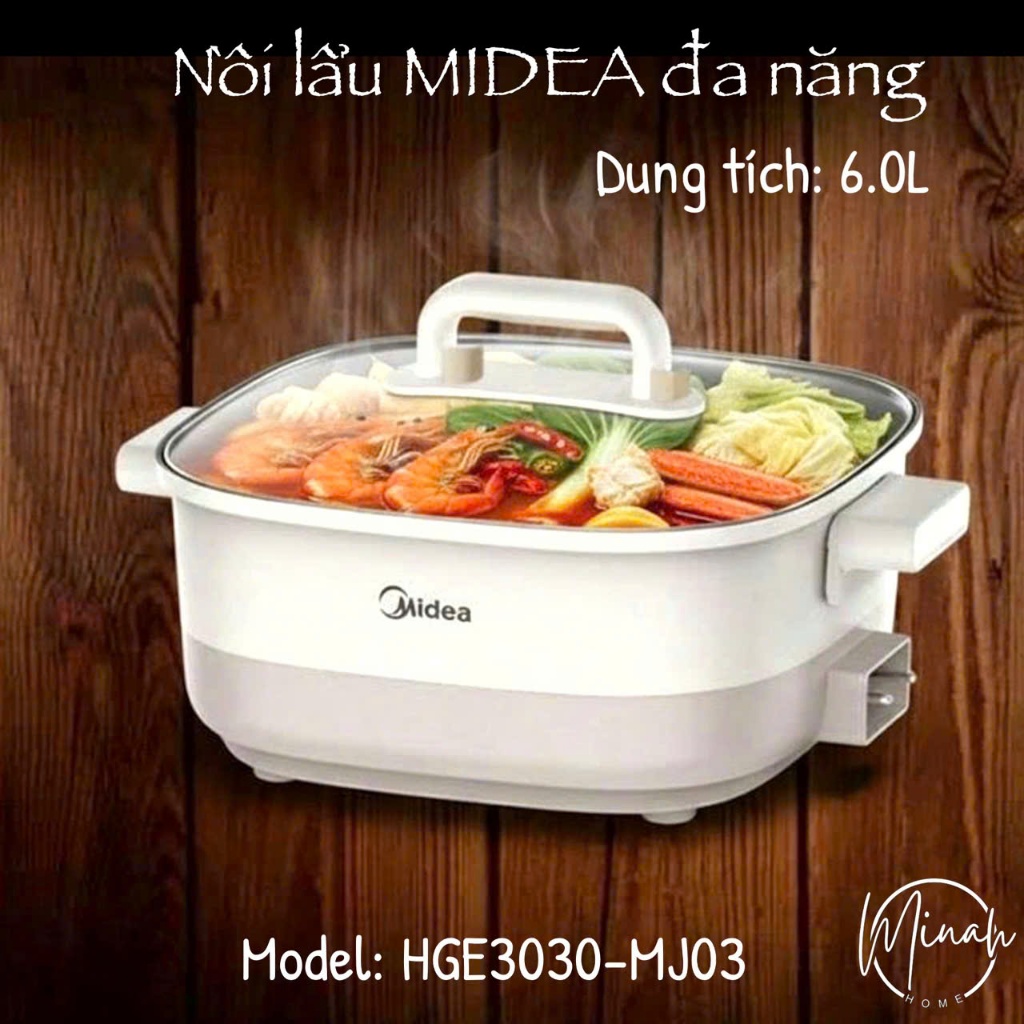 Nồi lẩu điện Midea Đa Năng HGE3030-MJ03