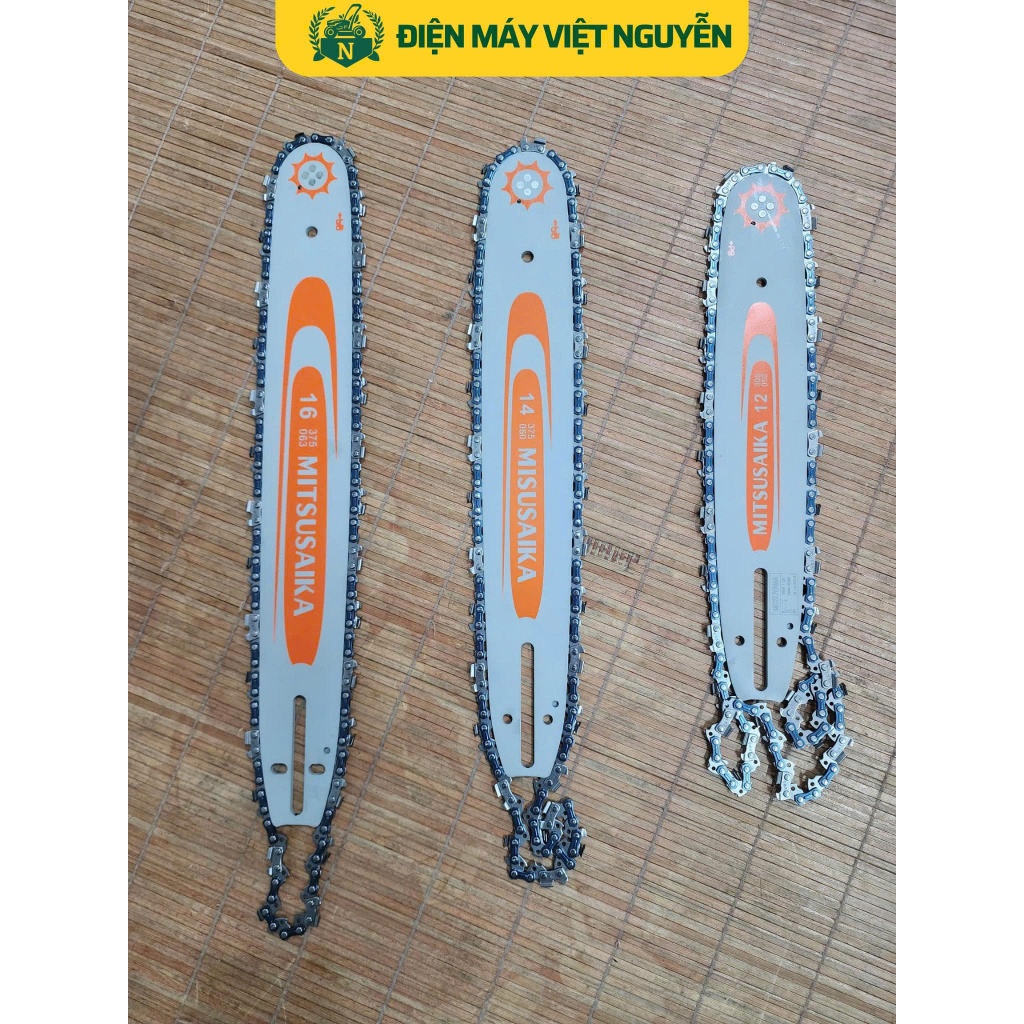 Combo Bộ lam xích bánh xe (Lam sao) cho cưa cụt, cưa điện, cưa bãi, echo...