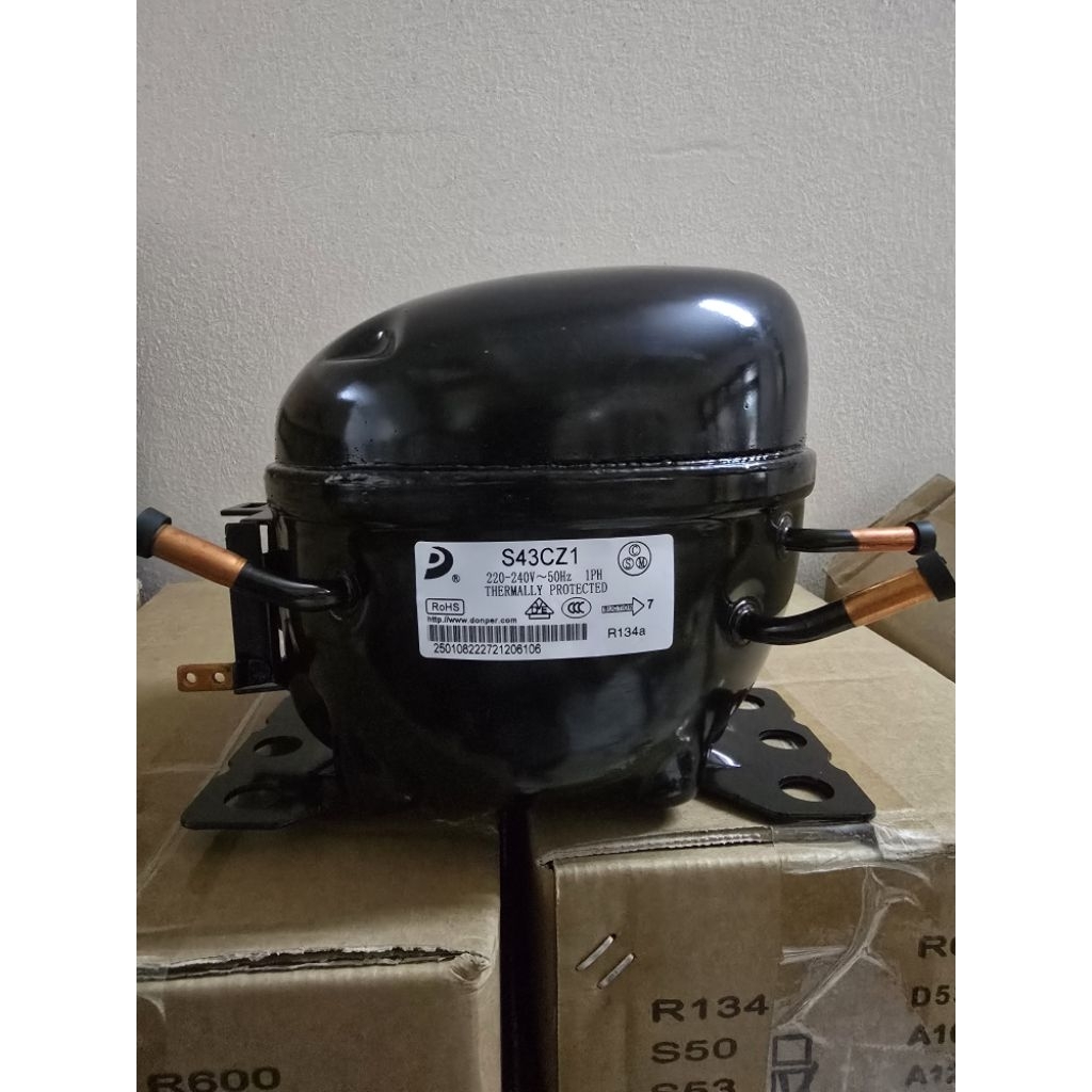 Block tủ lạnh mono donper S43CZ1 , lốc gas R134a Công suất 125w