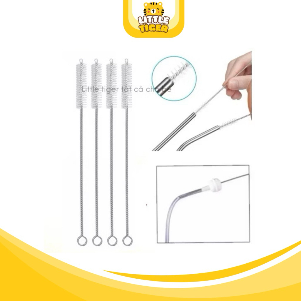 Set 2 cọ rửa ống hút - Cọ rửa ống hút bình sữa