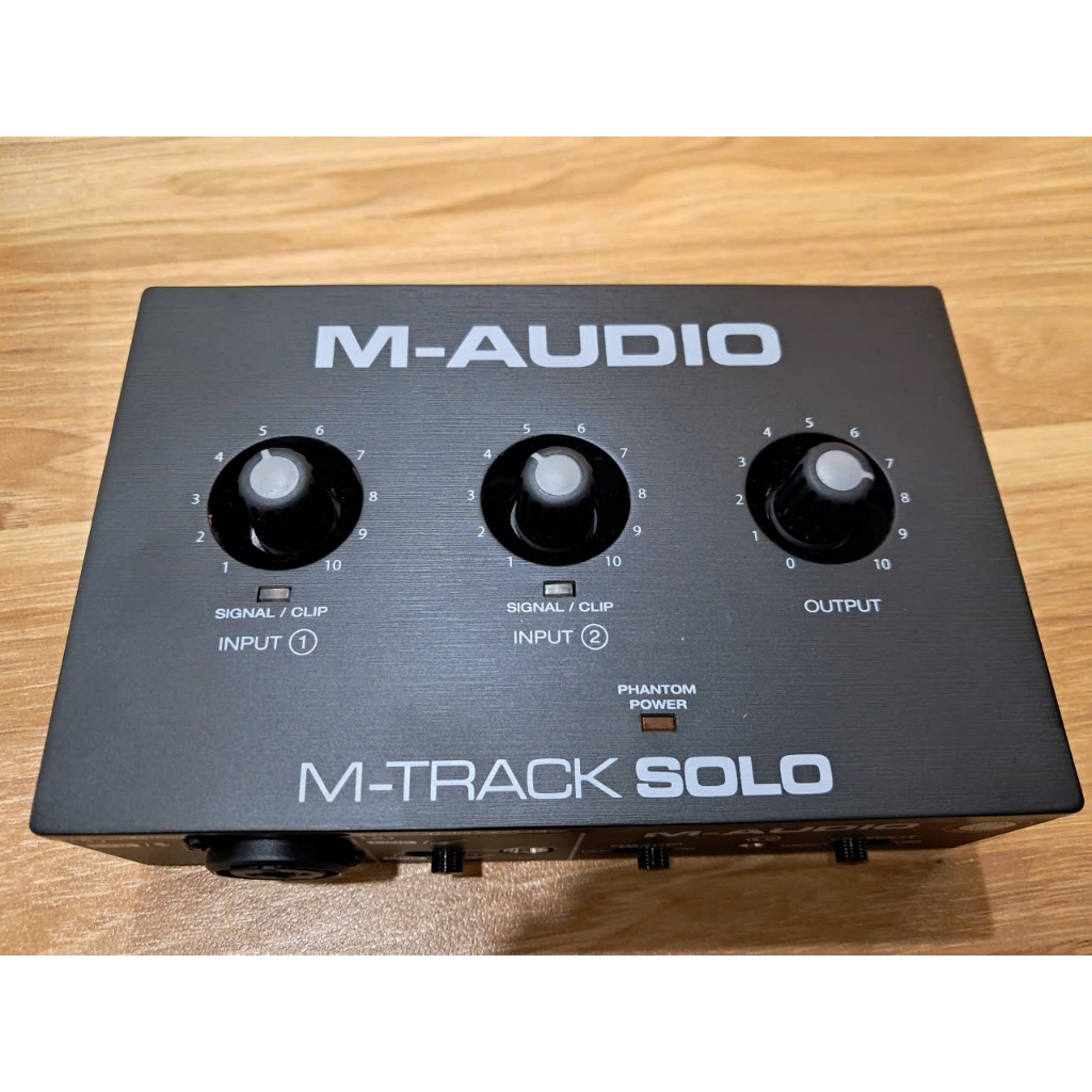 Soundcard M-Audio M-Track Solo - Bộ Thu Âm, Livestream MAudio MTrack Audio Sound Card M Track