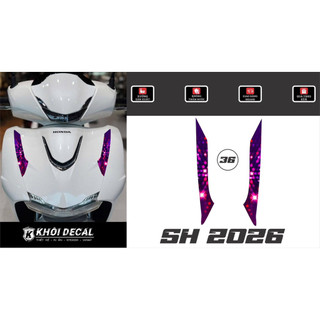 Decal dán đèn SH 2026