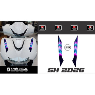 Decal dán đèn SH 2026