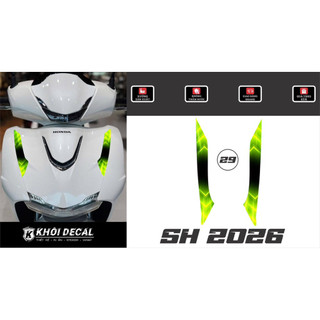 Decal dán đèn SH 2026
