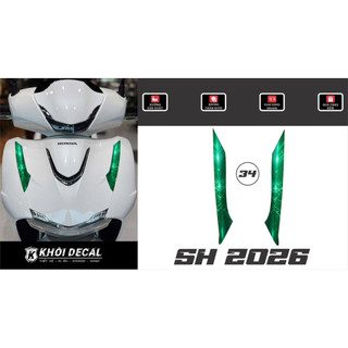 Decal dán đèn SH 2026