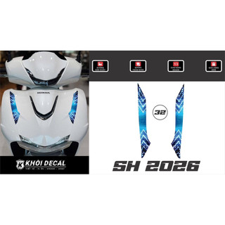 Decal dán đèn SH 2026