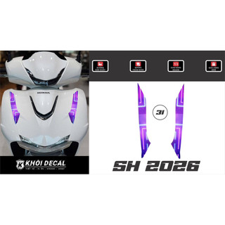 Decal dán đèn SH 2026