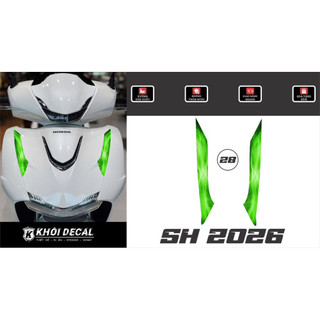 Decal dán đèn SH 2026