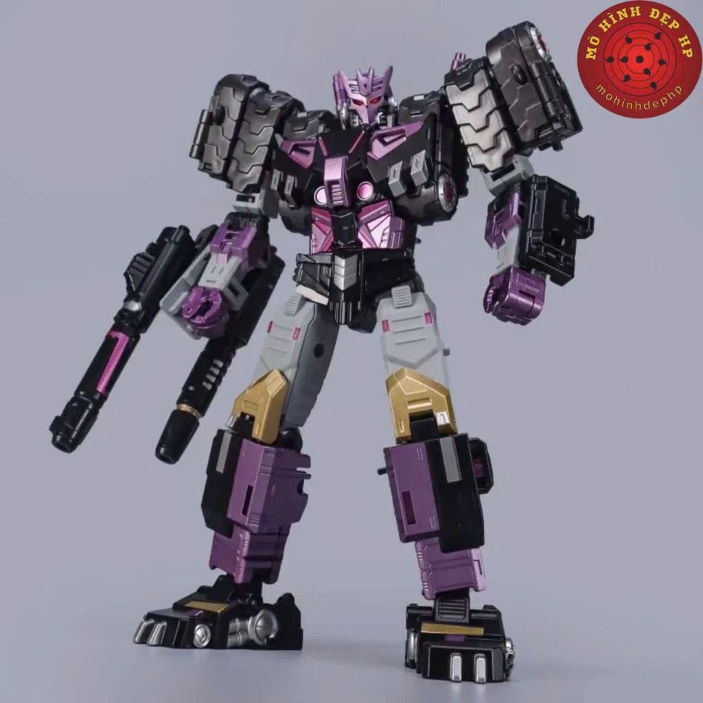 Mô hình transformation Black Mamba Tarn robot biến đổi thành xe tank cao 23cm DJD 01