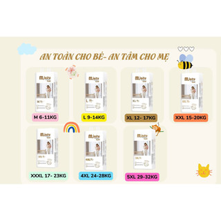   Mua combo 3 bịch  Mẫu Mới : Tã Bỉm Quần Mijuku   Mjuzu   Cao Cấp S M L XL XXL XXXL 4XL 5XL 