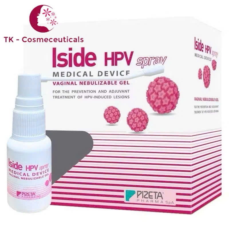(CHÍNH HÃNG) Xịt Iside Hpv Hỗ Trợ Phòng Ngừa Và Tăng Đào Thải Hpv - Lọ 20ml + 14 Đầu Xịt