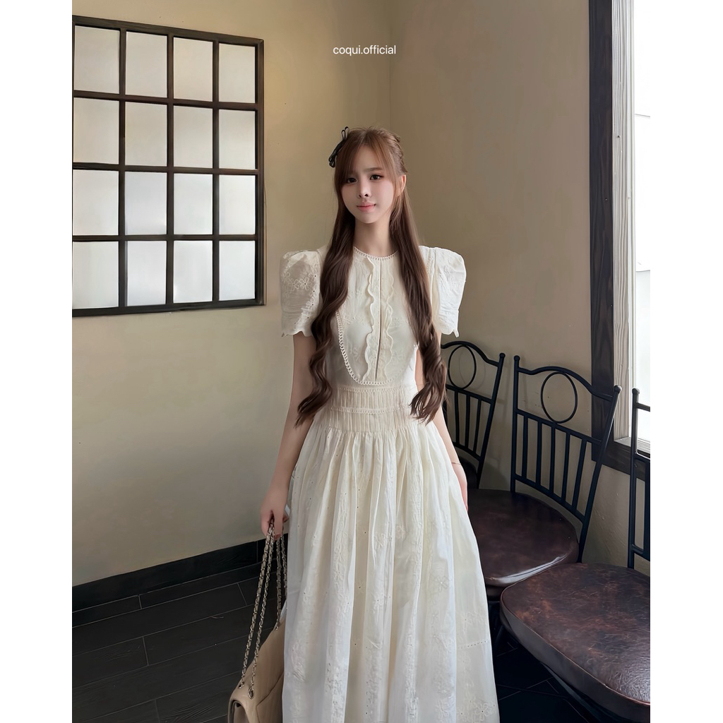 Đầm thiết kế tiểu thư dự tiệc COQUI, Đầm dự tiệc dáng dài MIRA DRESS | BigBuy360 - bigbuy360.vn