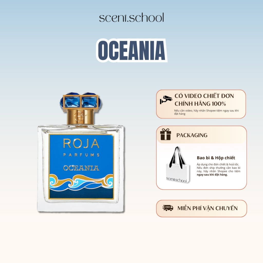 5/10ml | Oceania Parfum | Nước Hoa Unisex | SCENT.SCHOOL PERFUME