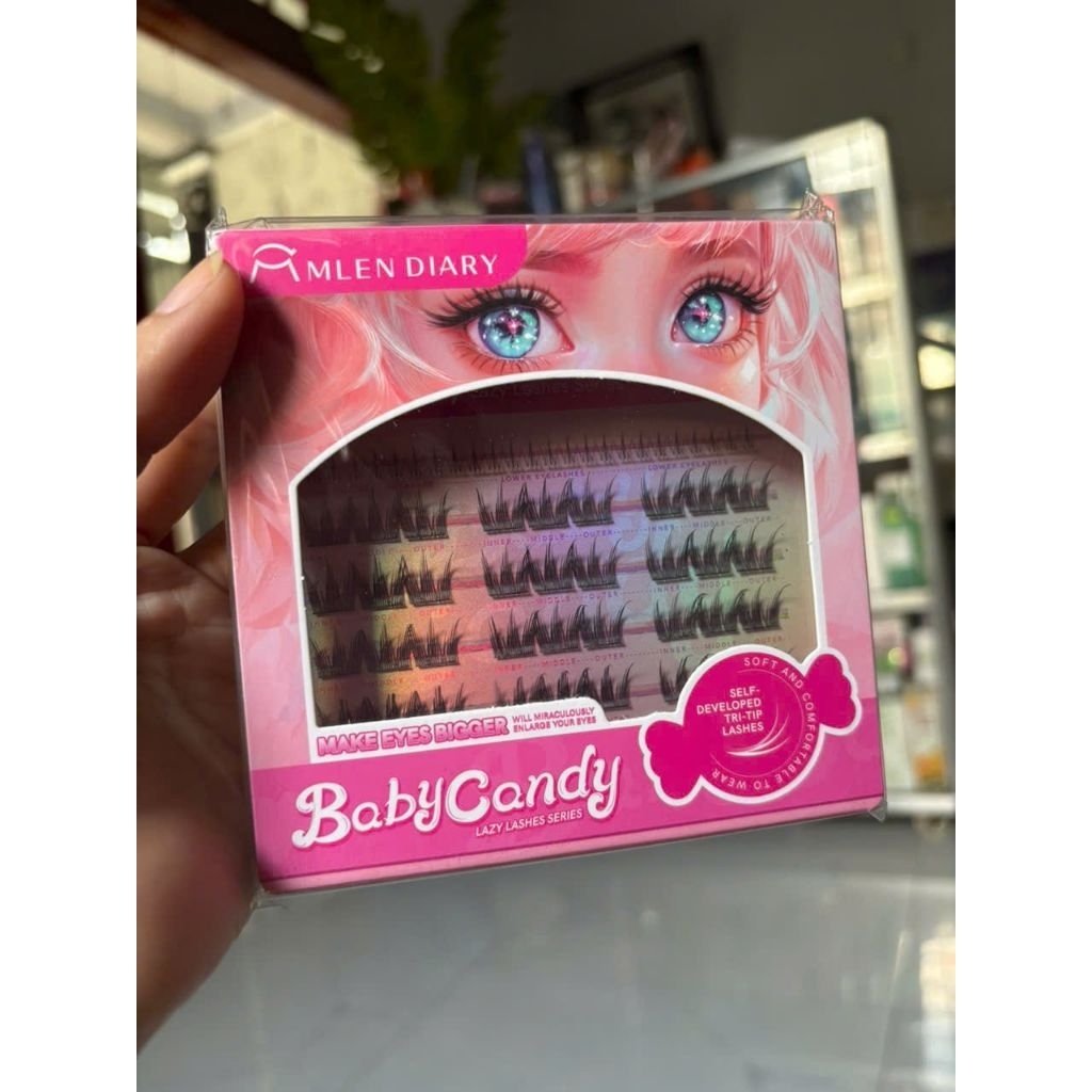 Lông mi giả MLEN DIARY Baby Candy Lazy Lashes Series