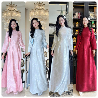  BST ÁO DÀI TẾT 2026 - Áo dài truyền thống lụa gấm cao cấp - Áo dài mã AD5 