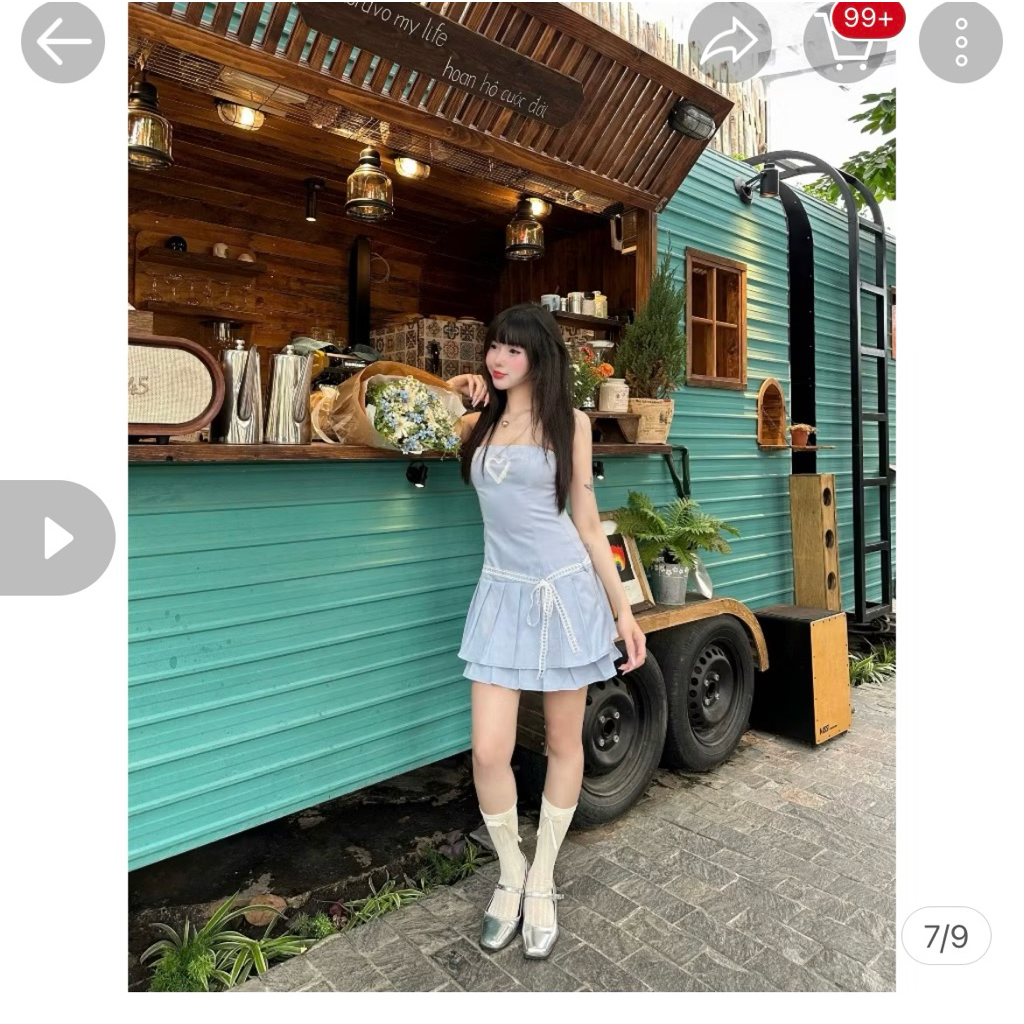 Đầm clelie tôn dáng size sx