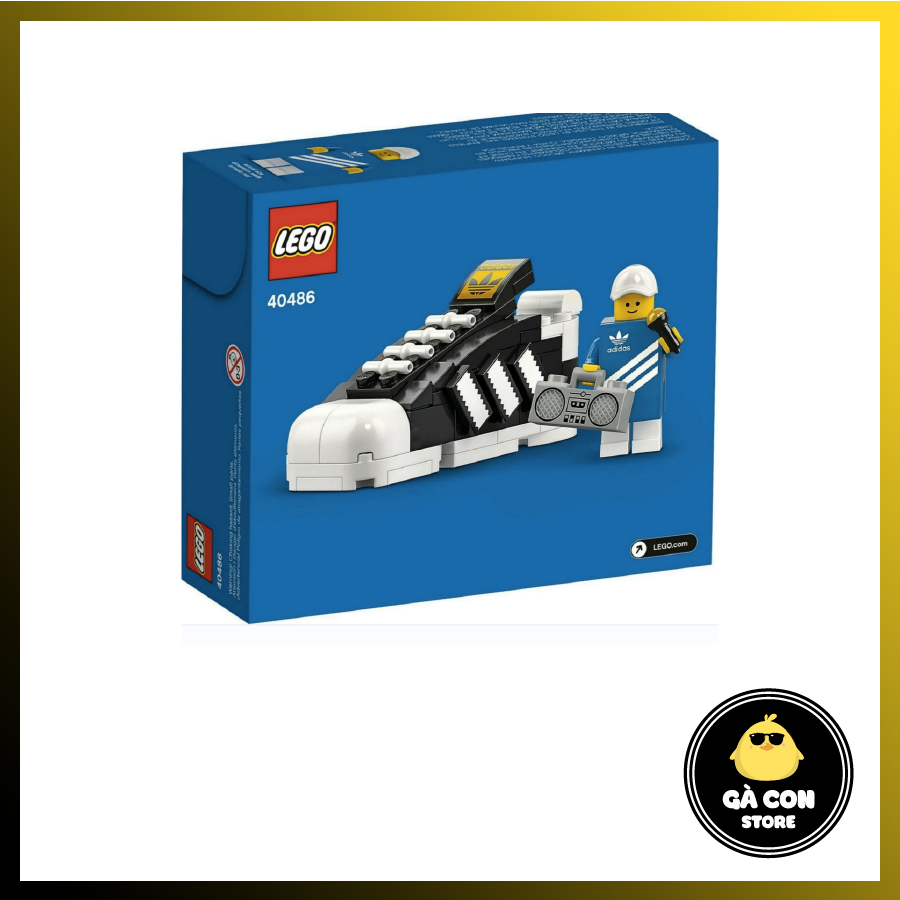 Đồ chơi lắp ráp 40486 Adidas Originals Superstar Mini - Giày Adidas Superstar phiên bản mini ( Hàng 