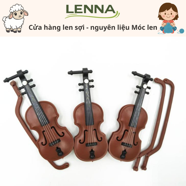 Mô Hình Đàn Violong Trang Trí, Mô Hình Nhạc Cụ Mini Decor