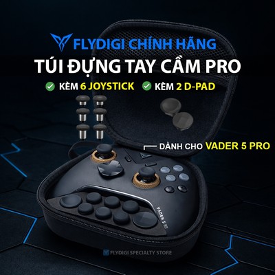 [Chính Hãng] Túi Đựng Tay Cầm Pro dành cho Vader 5 Pro | Kèm 6 Joystick thây đổi và 2 D-pad thây đổi