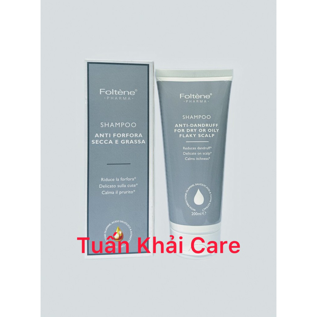 [ 100% chính hãng ] DẦU GỘI GIẢM GÀU NGỨA VÀ DẦU TRÊN DA DẦU FOLTENE SHAPOO ANTI DANDRUFF FOR DRY OR