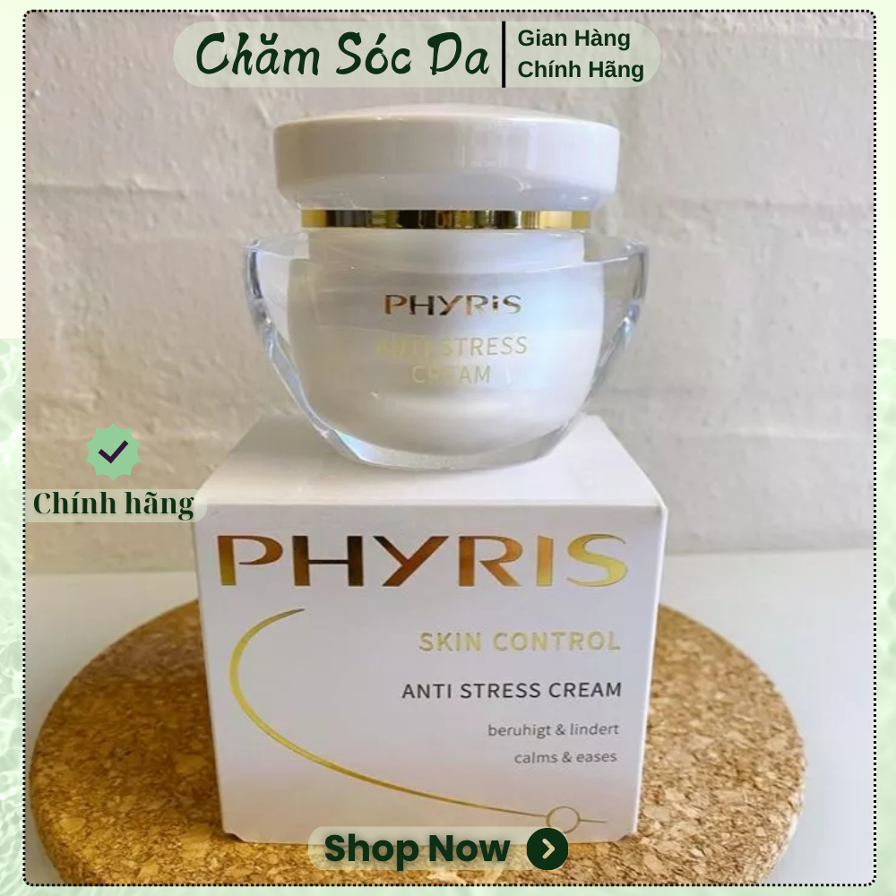 (Công ty) Kem dưỡng da phục hồi, giảm kích ứng Phyris Anti Stress Cream 50ml