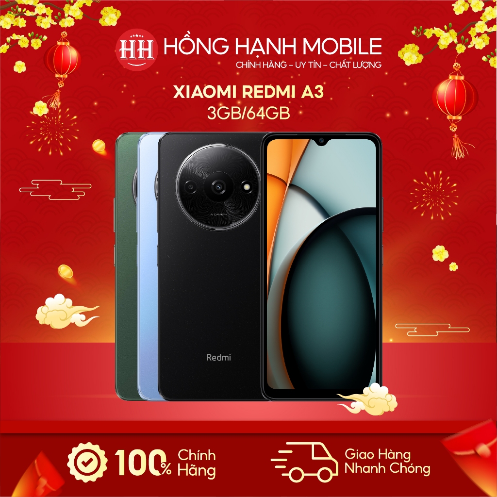Điện Thoại Xiaomi Redmi A3 3GB/64GB - Hàng Chính Hãng | BigBuy360 - bigbuy360.vn