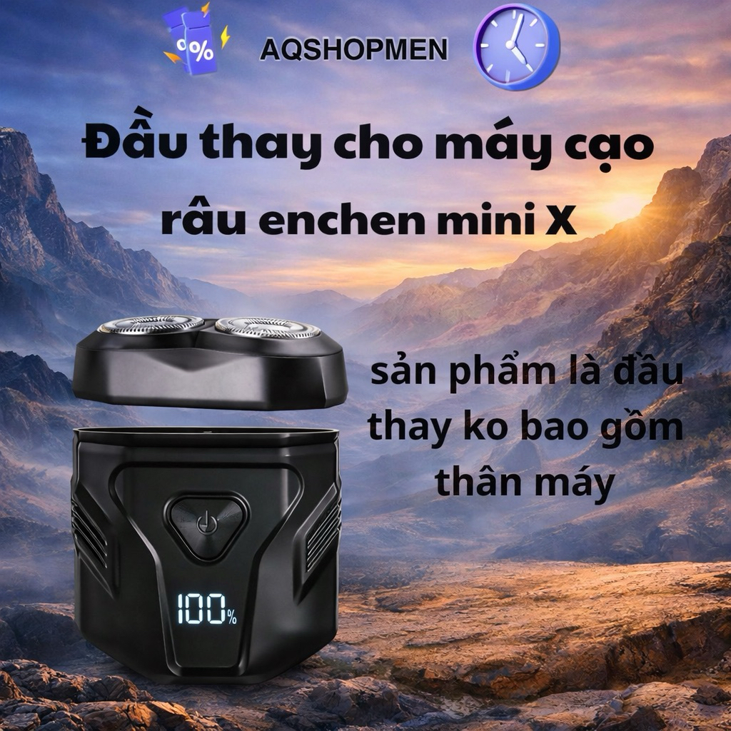 Đầu thay thế cho máy cạo râu Enchen Mini X (Sản phẩm đầu thay không gồm máy cạo)