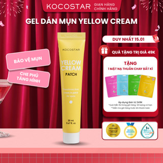  Gel Dán Mụn Tàng Hình Kocostar Yellow Cream Patch che phủ bảo vệ mụn ngừa viêm mụn 20ml 