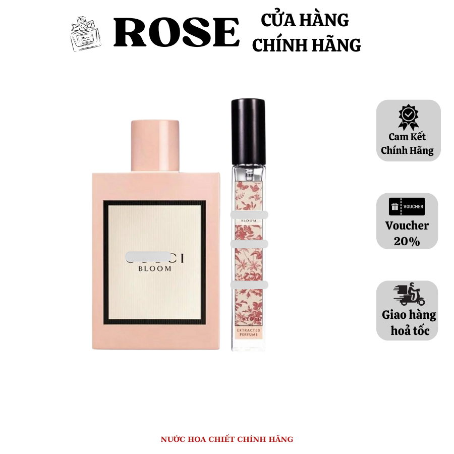 Nước Hoa Nữ Bloom hương thơm sang trọng, lịch sự, quyến rũ, trưởng thành | Full Box