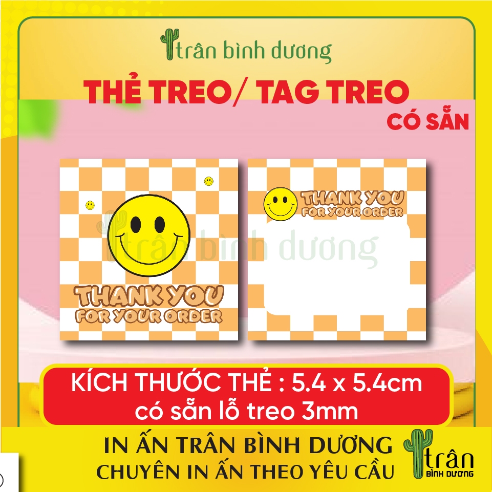 Tag giấy treo quần áo - TRANBD