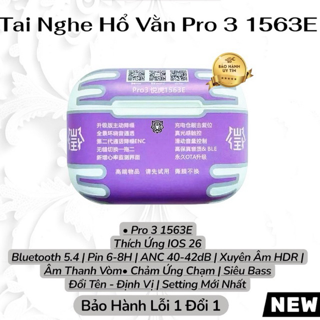 Tai Nghe Hổ Vằn Pro 3 1563E