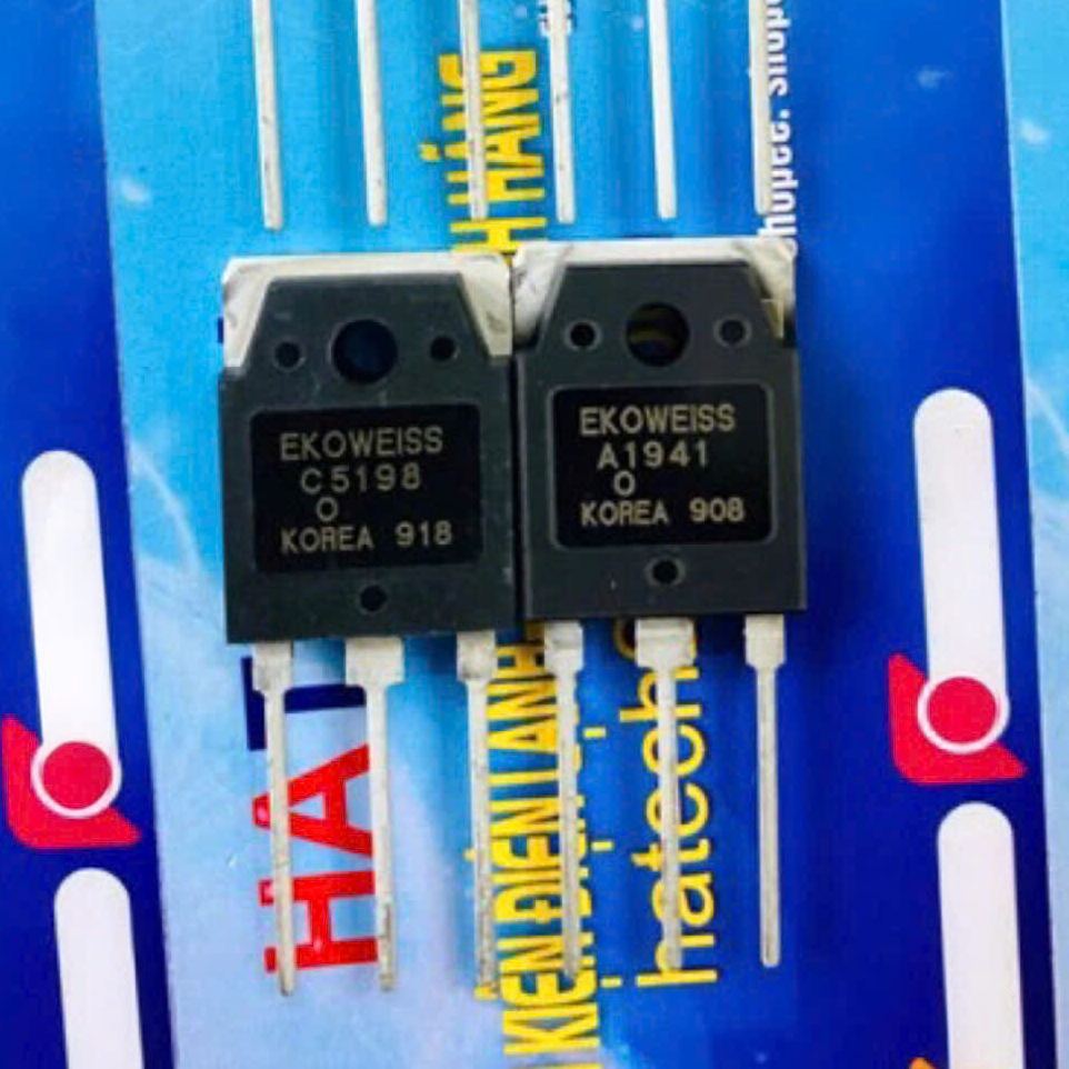 Túi 3 Cặp (6 Chiếc) Sò Âm Ly 2SC5198 2SA1941 C5198 A1941 TO-3P Mới