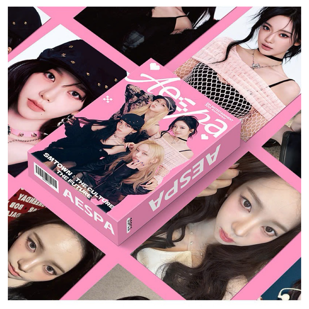 Set 55 lomo card AESPA dễ thương 2026
