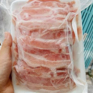THỊT HEO ĐÔNG LẠNH THÁI LÁT 500G