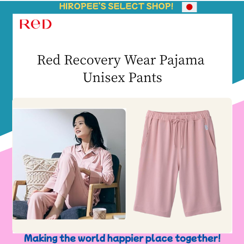 Red Recovery Wear Pajama Unisex Pants