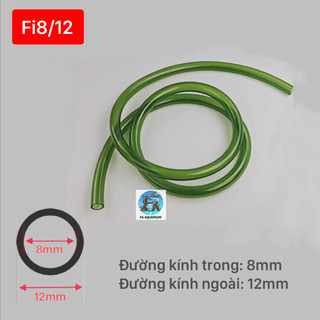 [1 mét] Ống dây dẻo xanh lá chống gập