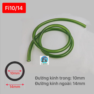 [1 mét] Ống dây dẻo xanh lá chống gập